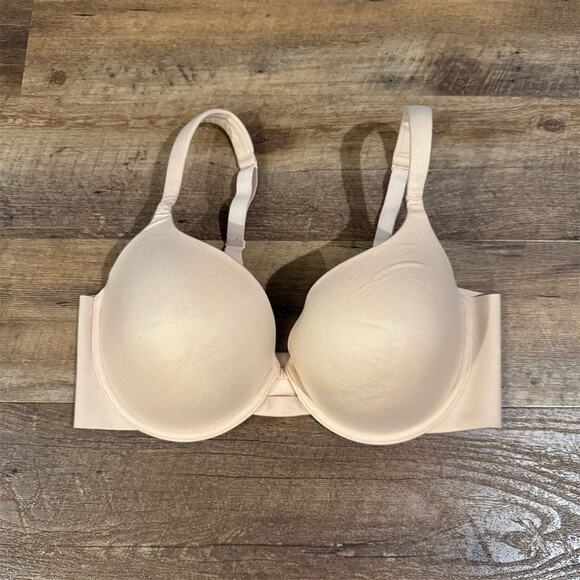 Auden Light Lift Plunge 36DD Beige Nude Tan Lined Adjustable Straps Underwire - Picture 1 of 6